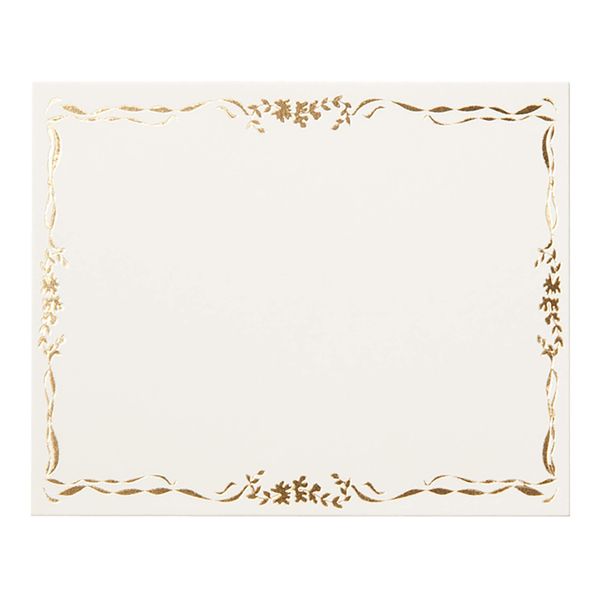 Message Card Gold Frame - Small (30 Sheets) NCG-C2