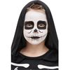 Smiffys Make-Up FX, Kids Skeleton Kit, Aqua, Black & White, Facepaint, Crayon, Sponge & Applicator