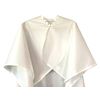 JNxcel Premium Quality Water Repellent Nylon/Polyester Fabric Hair Salon & Barber Hair Cutting & Shampoo Cape with Snap Closure (White) …