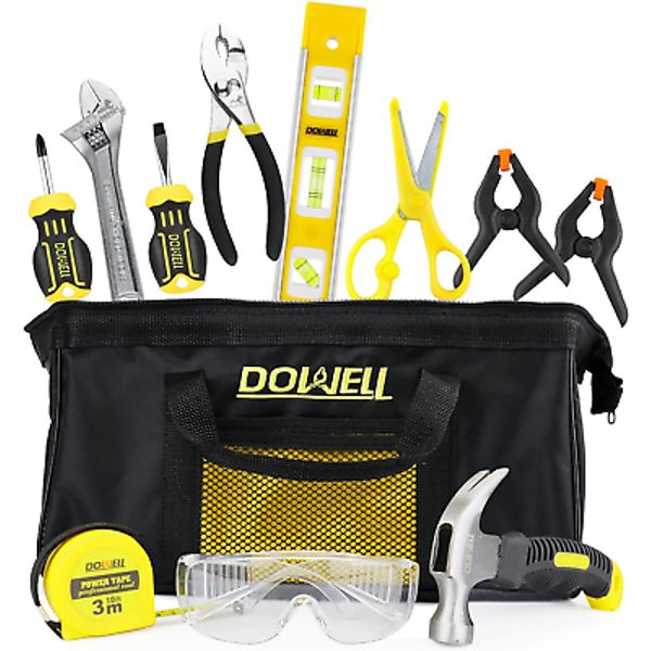 Kids Tool Set with Tool Bag Including Real Metal Hand Tools for Boys& Girls, Chi