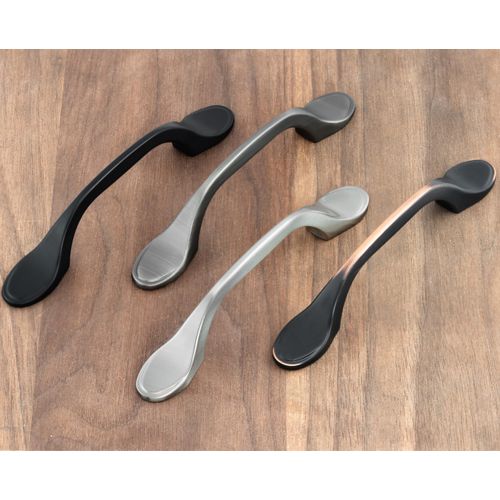 HESTIA HARDWARE 5 Pack | Oil Rubbed Bronze Cabinet Pulls | Brushed Bronze Cabinet Handles | 3 inch Hole Center | Bronze Drawer Pull | Oil Rubbed Bronze Cabinet Knobs and Pulls (Z2.5.O)