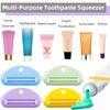 4Pcs Toothpaste Squeezer,Plastic Toothpaste Tube Squeezer Toothpaste Dispenser Hanging Toothpaste Clip Toothpaste Holder for Bathroom,Suitable for Toothpaste Cream Cosmetics and Paint(Colorful)