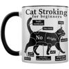 Grindstore Cat Stroking for Beginners Black Inner 2-Tone Mug