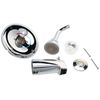 Moen T183 Chateau Single Handle PosiTemp Pressure Balanced Tub and Shower Trim with Acrylic Knob, Chrome