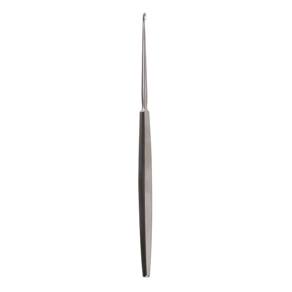 Frontal Sinus Curette, 7", Angled 45 Degree, 3 x 5mm Cup, Premium