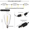 100FT LED Outdoor String Lights,Waterproof Patio Lights,Shatterproof ST38 Edison