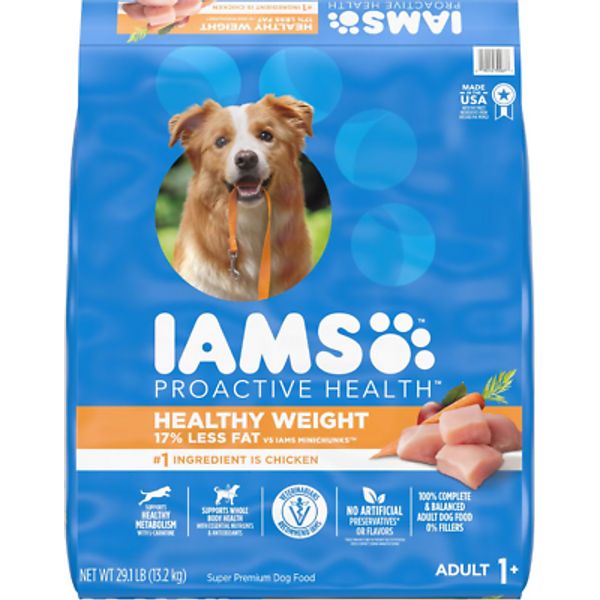 Iams Proactive Health Healthy Adult Weight Control Chicken Dry Dog Food, 29.1-lb