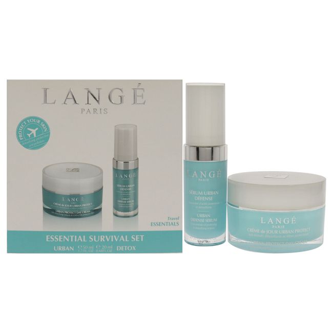 Lange Essential Survival Set - 2 Pc Day Cream and Urban Defense Serum