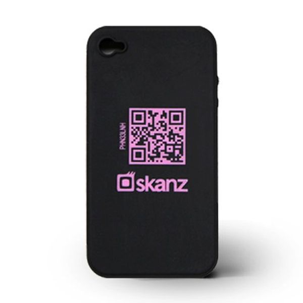 iPhone Case - Black/Bright Pink