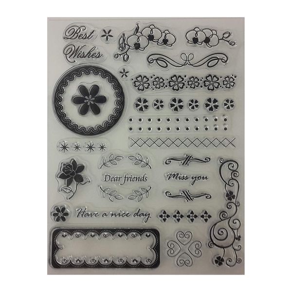 Habico Border Clear Stamp Set