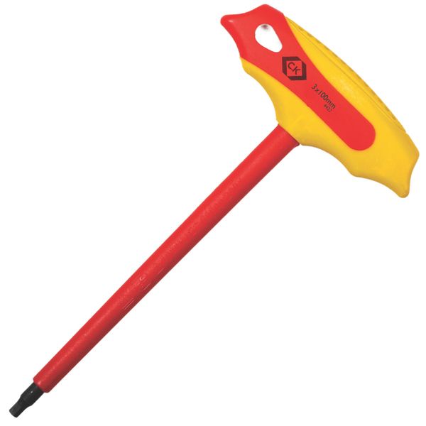C.K T4422 03 VDE T-Handle Hexagon Key 3 mm