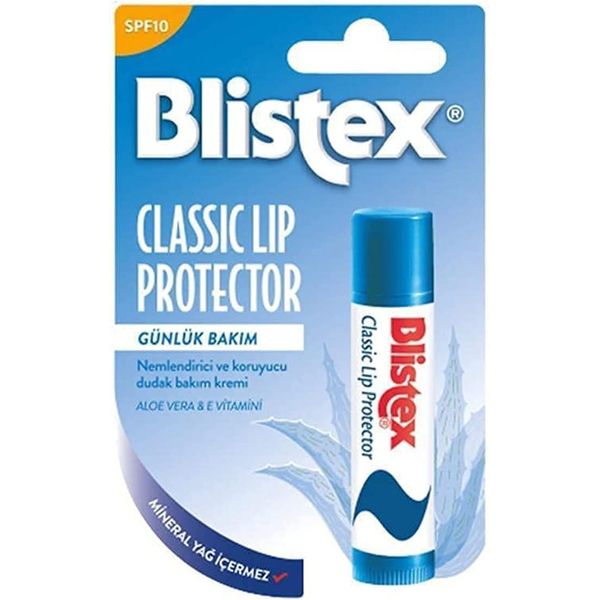 Blistex Classic Lip Protector Nemlendirici ve Koruyucu Dudak Bakım Kremi SPF 10