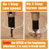 WOWSUPM 29 Pcs Quick Change Countersink Drill Bit Set Flip-over Driver Set with Screwdriver Bits & Screw for Wood