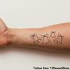 Large 'Ringing Bells' Temporary Tattoo (TO00023423)