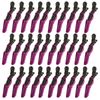 HH&LL 30pcs Alligator Styling Sectioning Hair Clips (Purple)