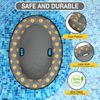 Pet Soft Dog Float Raft - Inflatable Dog Swimming Float for Summer (Small, Grey)
