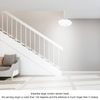 Ceiling Lights, 3000-6500K Motion Sensor Recessed Light, LED Sensor Ceiling Embedded Panel Light Human Body Motion Sensor Light, Recessed Lighting, Simple Retrofit Installation(7W)