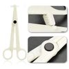 Body Piercing Clamp - Ruicoo25PCS Disposable Slot Navel Hemostatic Clamp Triangle Open Pliers Ear Nose Piercing Tool Tattoo Piercing Supplies (Triangle)