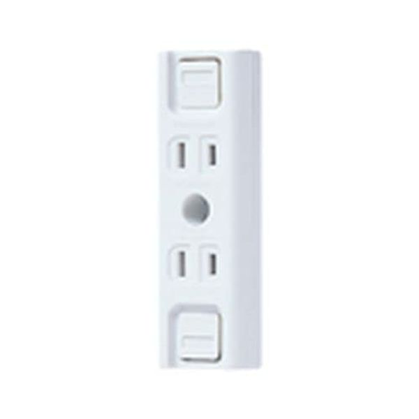 Panasonic WK1212SW Exposed Double Outlet for Temporary Use, Full Terminal, White