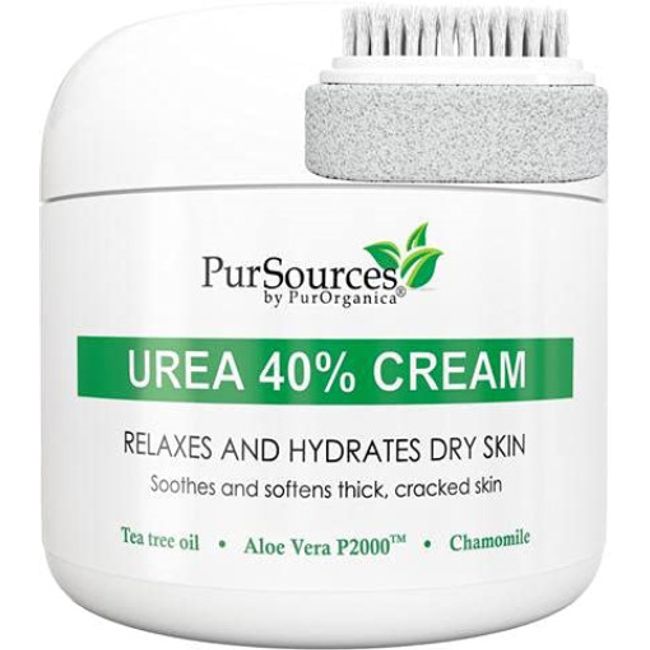 PurSources Urea 40% Foot Cream, No Pumice Stone, Best Callus Remover,Moisturizer