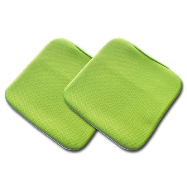 Tetote Waterproof Anywhere Cushion (Lime Green) [Set of 2] Nursing Care, Wheelchair, Shuttle Car, Urine Leak Prevention, 16.5 x 16.5 inches (42 x 42 cm), Fully Washable, Bulk Purchase