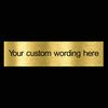 Custom Made Sign - Aluminium Brushed Door Sign Any