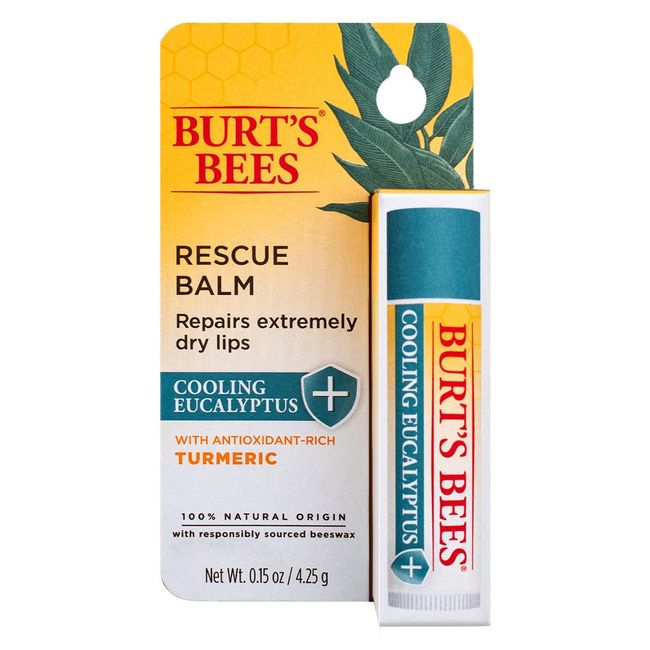 Burts Bees Lip Balm Rescue Cooling .15 Ounce - 107925850911045