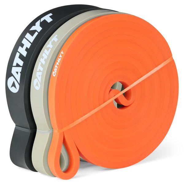 Athlyt - Resistance Bands with Non-slip Design - 3 Resistance Levels