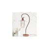 Maykoosh Handcrafted Haven Modern Metal Scroll Table Lamp, White