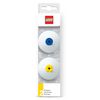 LEGO Stationery Eraser 2 Pack - Blue/Yellow (51518)