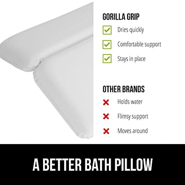 Gorilla Grip  Spa Bath Pillow