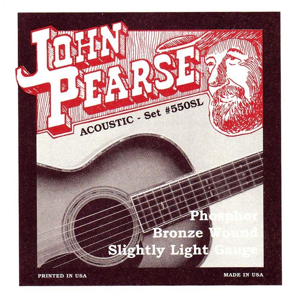 John Pearse 11-50 Phosphorous Bronze Acoustic Guitar Strings