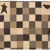 Crow & Star Throw Blanket Quilt Quilted Patch Work Country Primitive Farm House