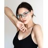 V.W.E. 6 Pairs Lightweight Spring Hinge Tile Design Rectangular Reading Glasses - Clear Lens Reader 7014 (6 Pairs Assorted, 1.50)