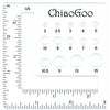 ChiaoGoo Needle Gauge-Double-Sided, for Knitting Project, Multicolour, 7.5cm x 7.5cm