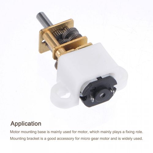 sourcing map 4 Pack Mounting Brackets Screw Nuts 11.5 mm N20 Micro Gear Motor