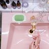 HOLIDYOYO White Ceramic Shell Soap Box with Self-Draining Design Multi-Functional Soap Dish for Bathroom and Kitchen Organization