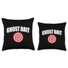 Ghost Bait Paranormal Target Spirit Hunter Halloween Throw Pillow