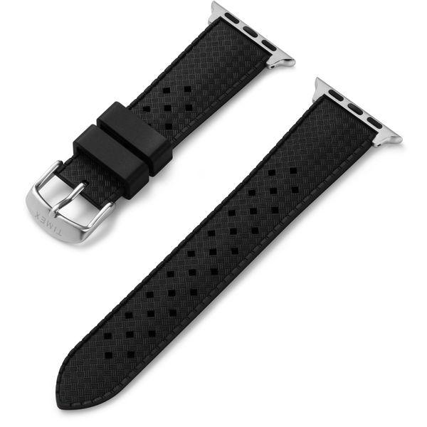 Timex Unisex Black Strap Compatible with 42mm - 44mm Apple Watch