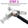 4x RJ45 CAT6a Connectors & Boots –Tool-less Colour Coded Easy Wiring – Ethernet Plugs – Network Data Router Replacement Cable Ends – Quality Strong Construction