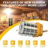 LED Temporary String Work Light 150W Linkable Construction Jobsite High Bay Lamp