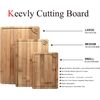 Premium Bamboo Cutting Boards Set: 3-Piece Eco-Friendly Chopping Board Set