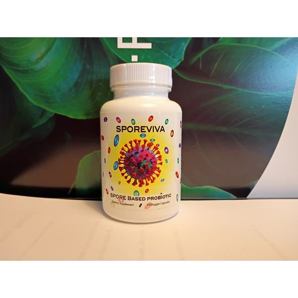 SporeViva Sporebiotic, High Class Sporebased SporeBiotic, Microbiome Health 60CT