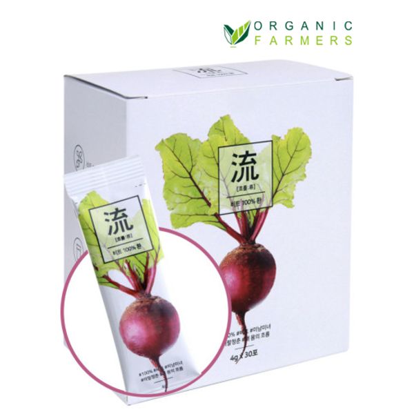 [1+1] Organic Farmers Red Beet Pills 120g (4gx30 packs) Beet Chemical-Free Clean Stick Packaging