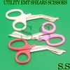 3 PCS (PINK WHITE RED) TRAUMA PARAMEDIC UTILITY EMT SHEARS SCISSORS 7.5"
