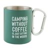 Mud Pie Carabiner Mug, Green, 8 3/4 oz