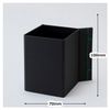 Shogado 53107 Tojihako 0707 Plain Black Accessory Box