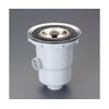 G 2" Odor Resistant Drain Trap with Overflow / Resin EA468D-72 1 Pack