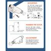 50 Pack  Hardware Soft Close Damper for Cabinet Doors/Compact/Softclose Cabinet 