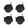 AIS CC-500 BK Nylon Caster Set of 4